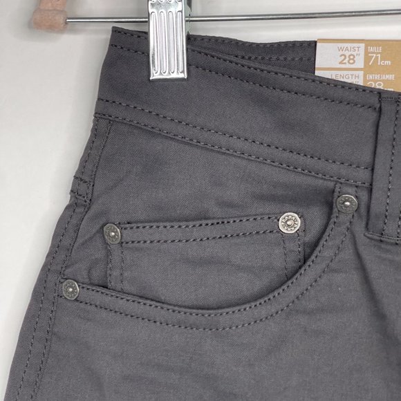 NWT prAna Brion Short 11" Inseam 28 Charcoal Abrasion Resistant Reinforced Rivet - Picture 6 of 16